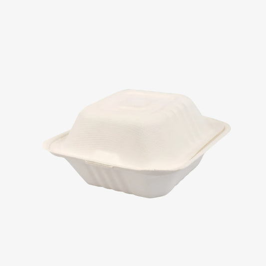 500 Pieces Disposable Eco Bagasse Take Away Food Container