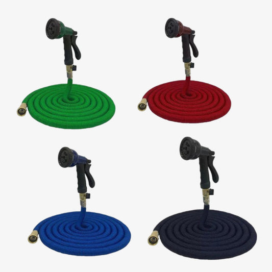 75FT Heavy-Duty Expandable Garden Hose with Spray Gun
