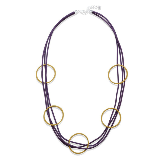 Soft Multishade Petal Necklace