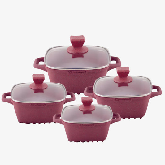 Nea Marbell Rossa 4-Piece Stockpot Set