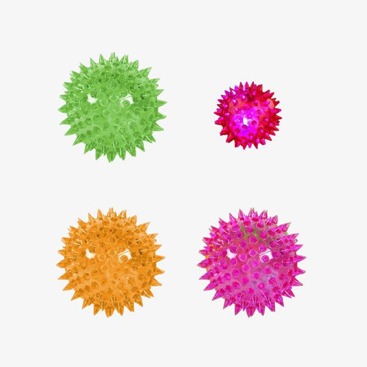 Pet Dog Flashing Light Up Spikey LED Ball