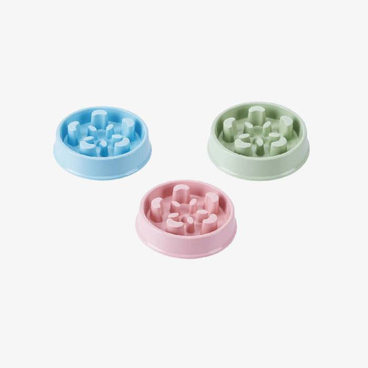 Pet Dog Food Slow Feeding Feeder Bowl 18 x 5 cm