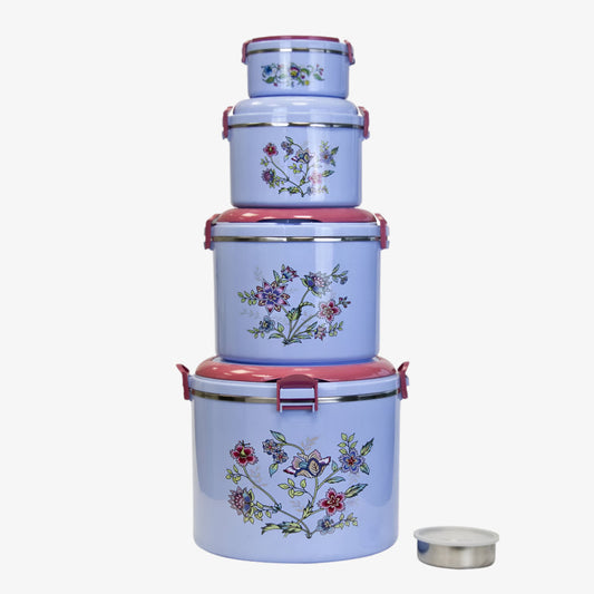 SQ Elite Elegance 5pc Insulated Hot Pot Set – Blue (0.3L to 15L)