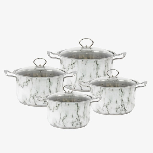 SQ Professional Gems Stainless Steel Stockpot Set 4 Calac (18-24cm)