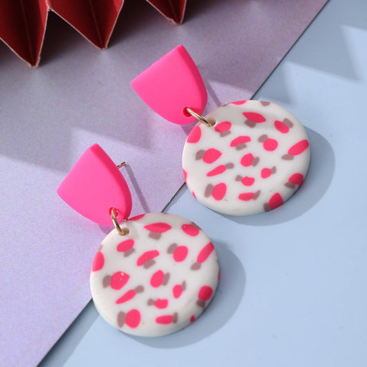 Ping Dots Patterned Earrings