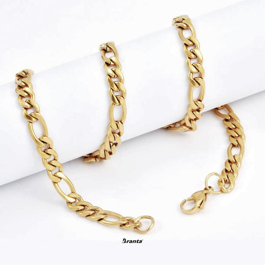 Bold 18K Gold Plated Chain Link Bracelet