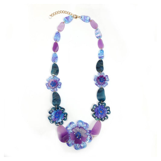 Petal Flowers Long Necklace