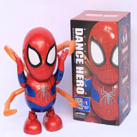 Spiderman Action Figure Dancing Hero – Superhero Robot Toy with Music and Movement