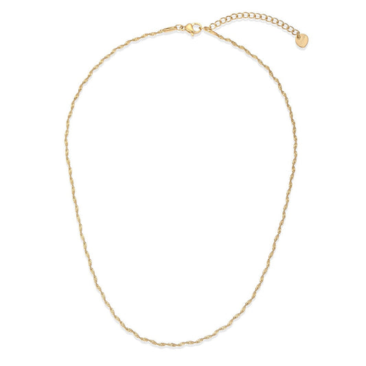 Golden Petal Cluster Necklace