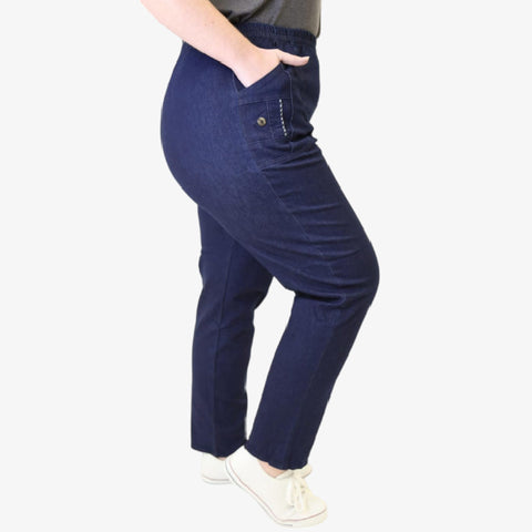 Cherry Berry Magic Stretch Denim Pants
