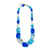 3D Rectangles In A Chain Necklace