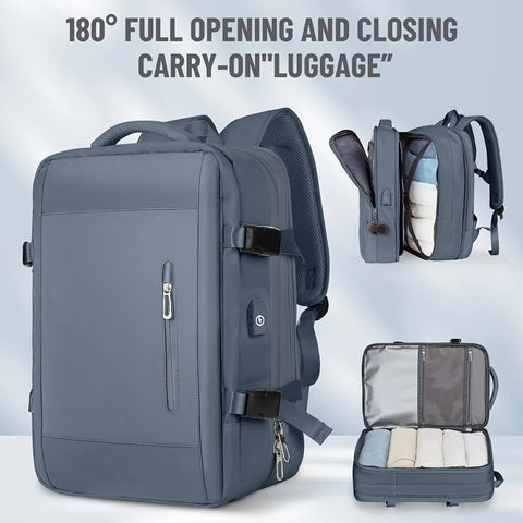 Lightweight Travel Backpack for Men & Women – Airline Approved, Spacious, Laptop Friendly