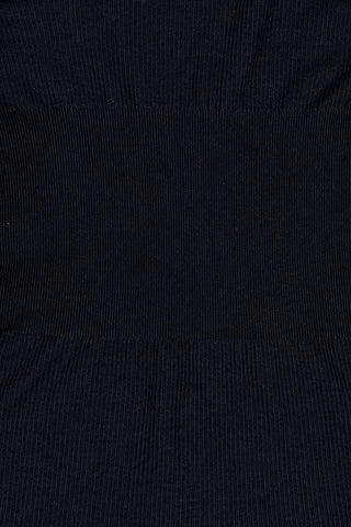Plain One Shoulder Seamless Ribbed Nylon Jumpsuit