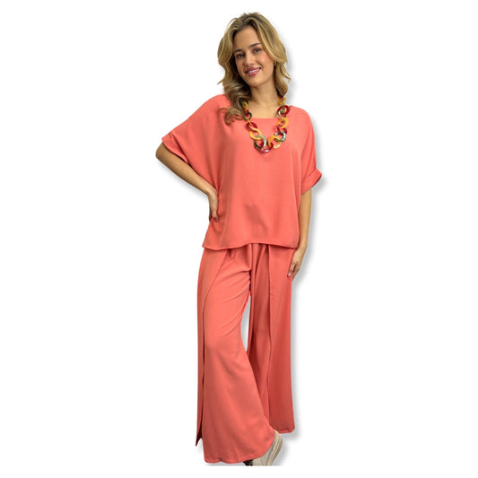 Plus Size Co-ord Set with Relaxed Fit