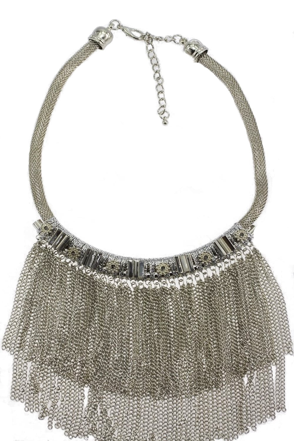 Tassel Collar Statement Necklace 1