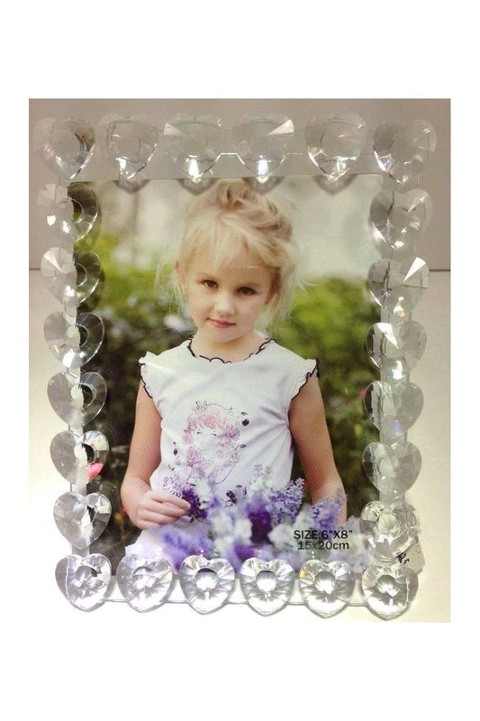 Heart Crystal Glass Photo Frames 1