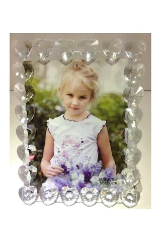 Heart Crystal Glass Photo Frames 1