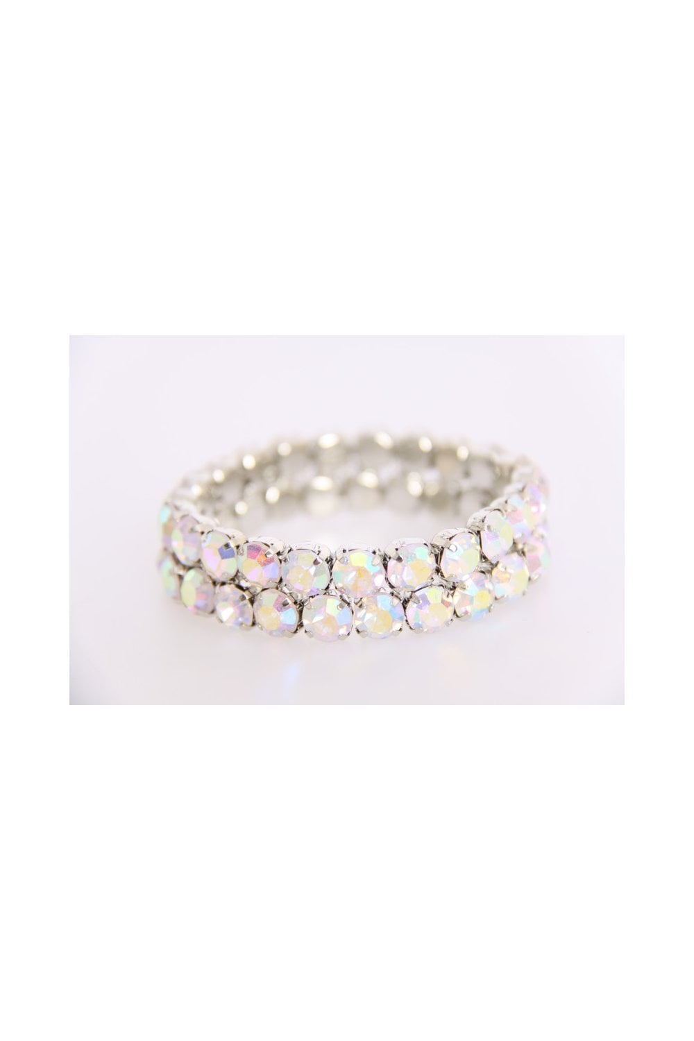 Diamante Cuff Elastic Bracelet 1