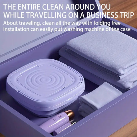 Washing Machine, Washing and Drying Integrated Washing Machine, Portable Mini Washing Machine, Foldable, Can Be Dried, Very Suitable for Underwear, Panties, Socks, Small Clothes, Suitable for Dormitories, Families, Travel