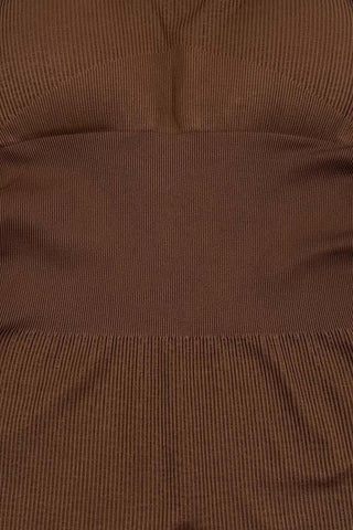 Plain Seamless Ribbed Gym Nylon Jumpsuit