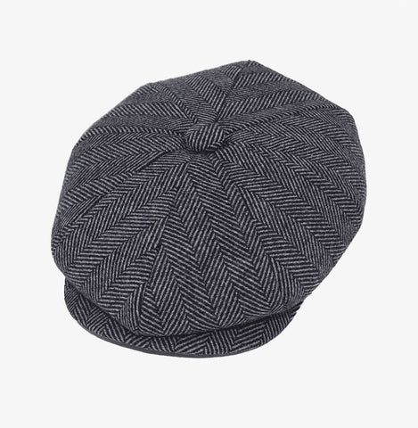 Children Compact Herringebone Cap
