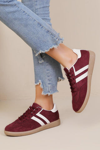 Flat Lace Up Trainer