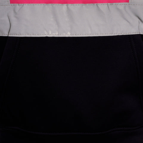 High Vis Kids Pullover Hoodie - Pink/Navy