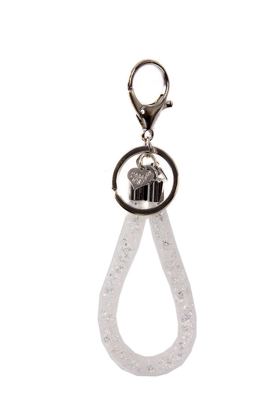 Stardust Rhinestone Crytal Mesh Net DIAMANTE Keyring