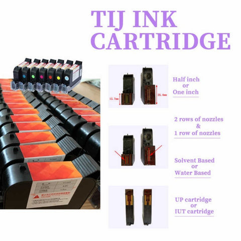 Half inch solvent black ink cartridge (1349)