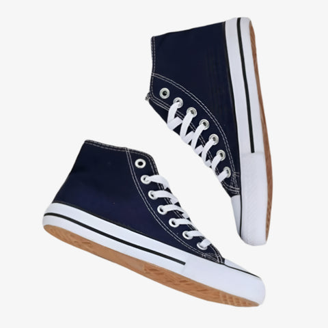 Canvas High Top Trainers