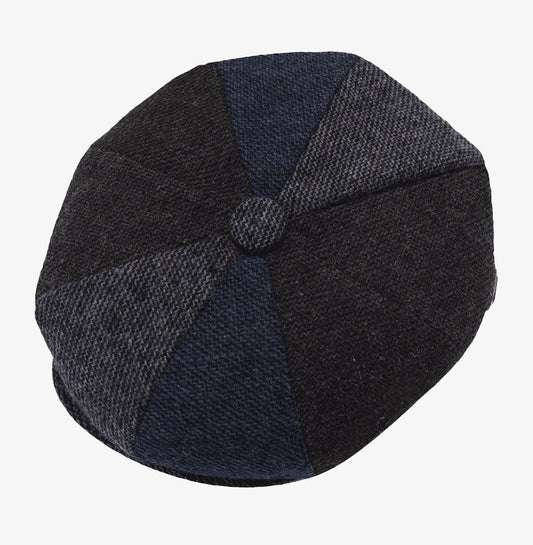 Dark Mix Newsboy Hat