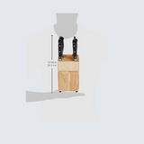 9 Piece Knife Block Set - Black