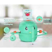 Interactive Educational Drawing Robot for Kids - Montessori Learning Toy with 100 Word Cards, Voice Interaction