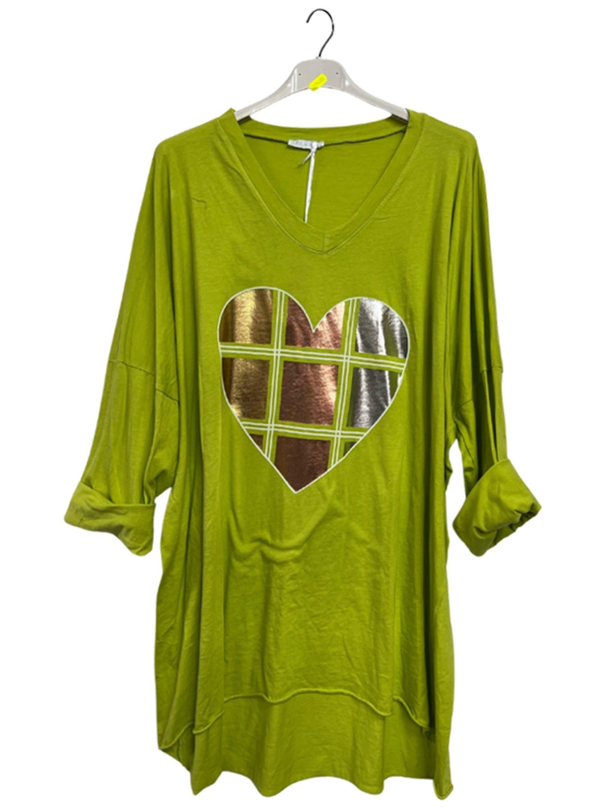 Heart Print Cotton Top