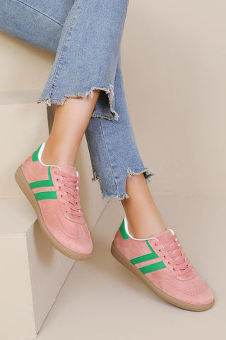 Flat Lace Up Trainer