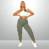 Cargo Skinny Jeans – Stylish & Comfortable High-Waisted Utility Pants for Women