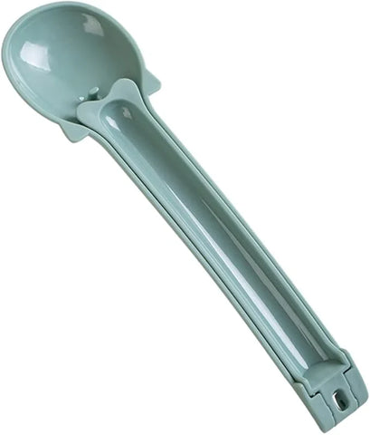 Cat Feeder,Dog Sturdy Puppy Bag Clip Food Feeding Spoon Multi-Function