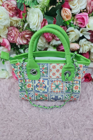 Azetic Print Two Handel Bag