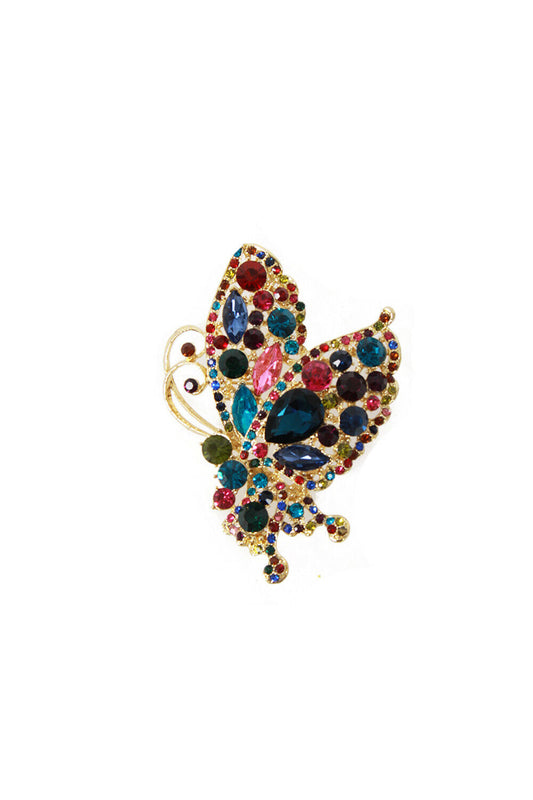 Butterfly Diamante Brooch