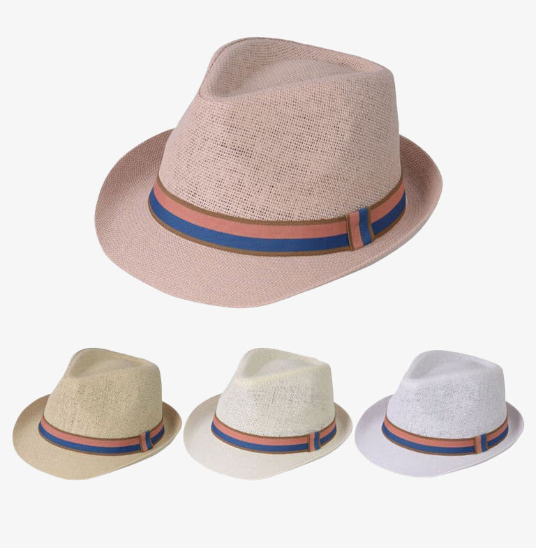 Sunset Ombre Band Trilby Hat