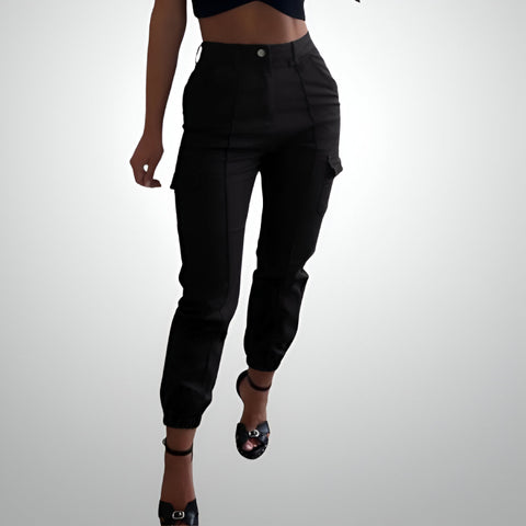 Cargo Skinny Jeans – Stylish & Comfortable High-Waisted Utility Pants for Women