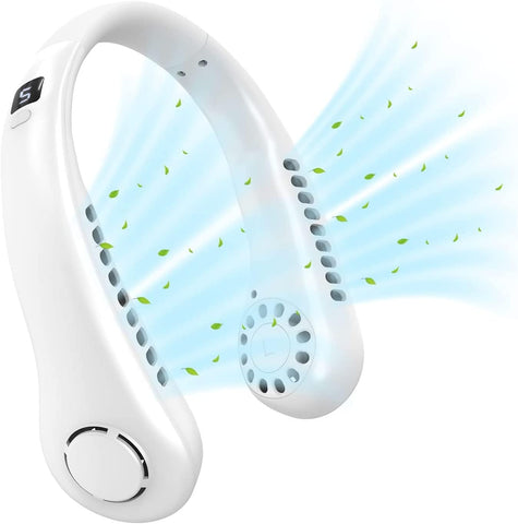 Portable Bladeless Neck Fan Rechargeable & Hands-Free Cooling