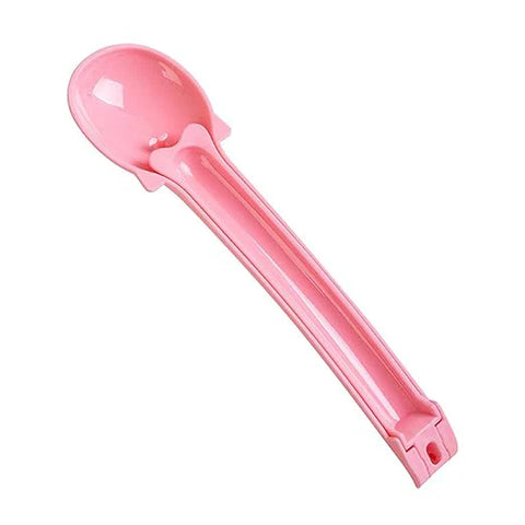 Cat Feeder,Dog Sturdy Puppy Bag Clip Food Feeding Spoon Multi-Function