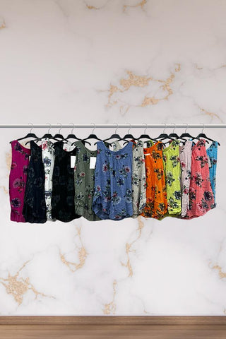 Floral Print Cotton Top