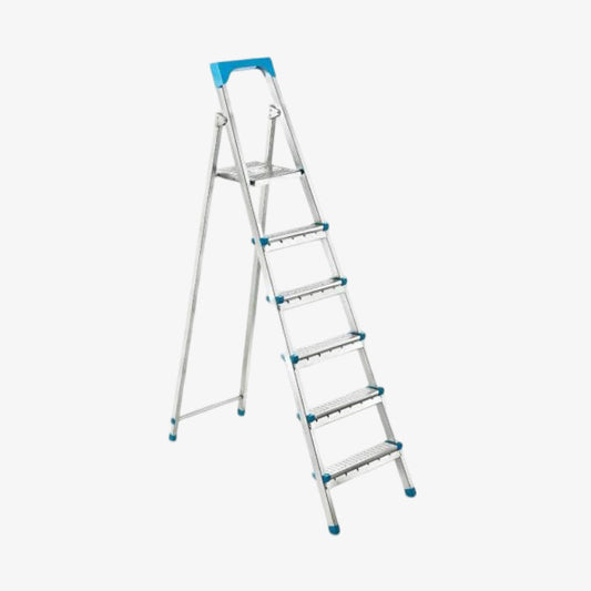 5 + 1 Multipurpose Metal Indoor Outdoor Step Ladder
