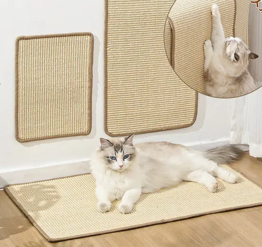 Cat Scratch Interactive Toy Sisal Pad for Bed Cats