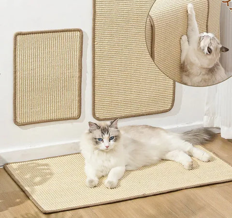 Cat Scratch Interactive Toy Sisal Pad for Bed Cats