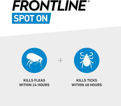 Frontline Plus Flea & Tick Treatment for Small Dogs (2-10kg) - Pipettes