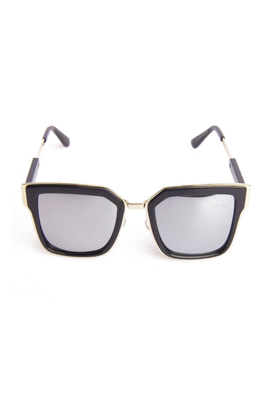 Square Gold Trim Sunglasses