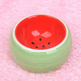 Anti Spill Hamster Food Bowl Fruit Color Ceramic Trendyol